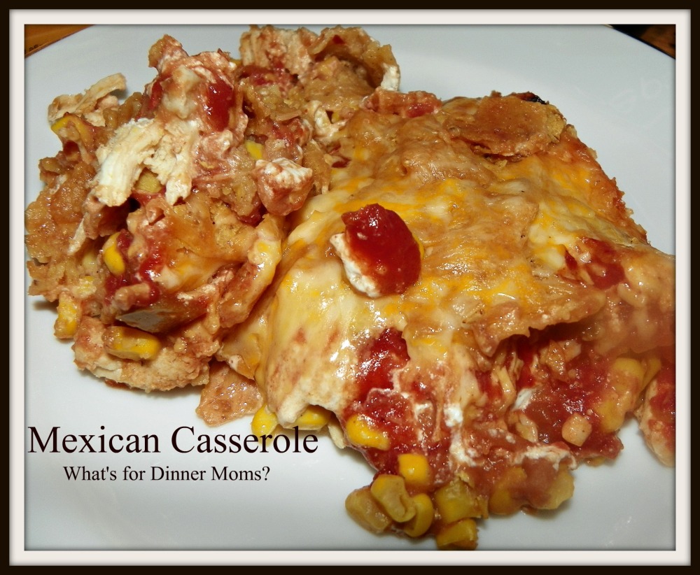 Mexican Casserole - plated