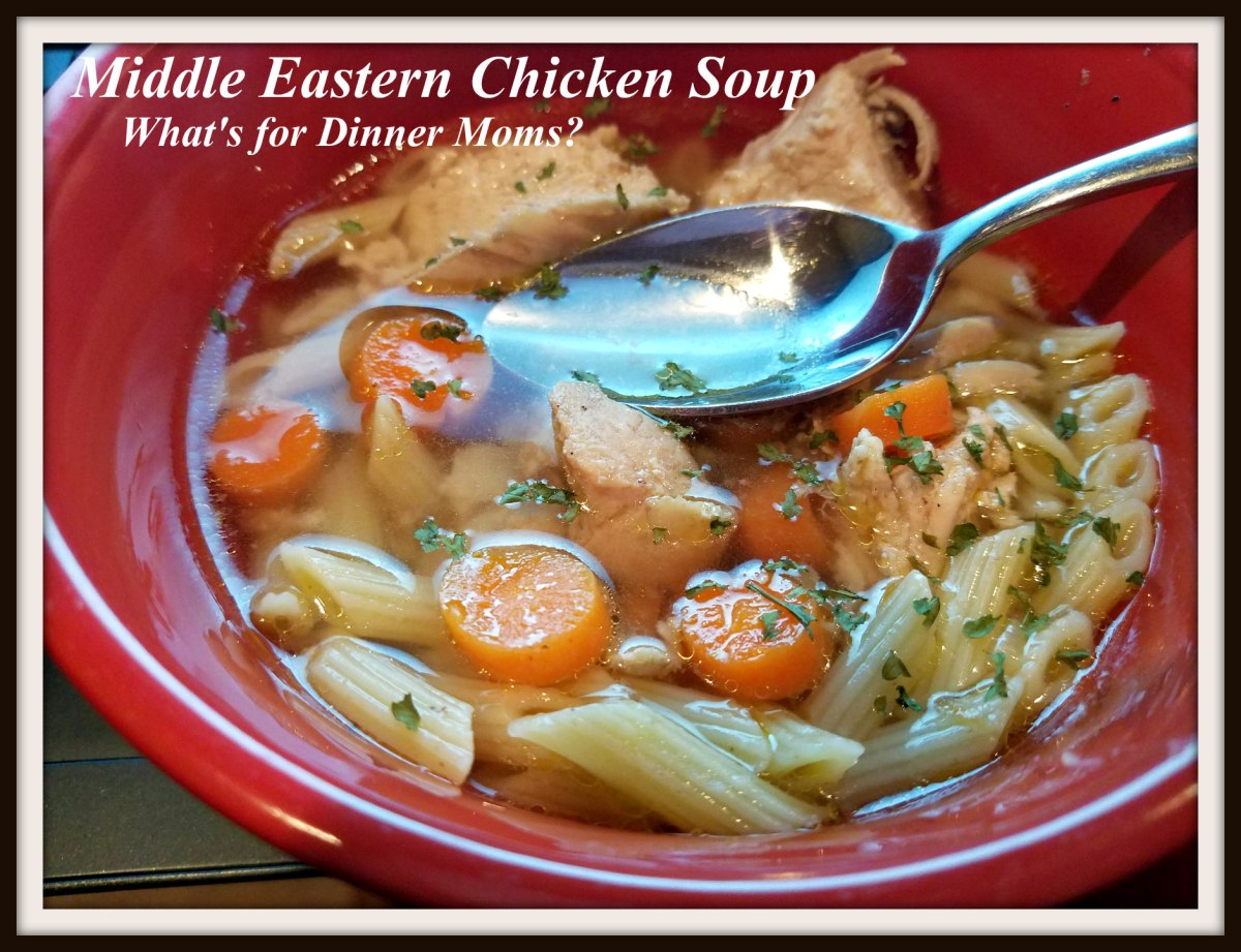 Middle Eastern Chicken Soup – What's for Dinner Moms?